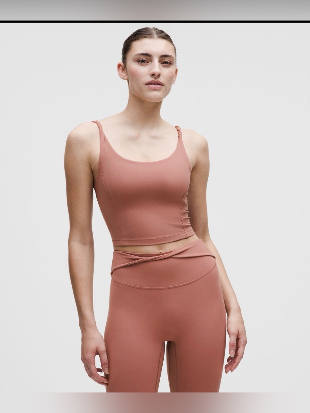 lululemon Align Twist-Strap Crop Tank  Built in bra NWT